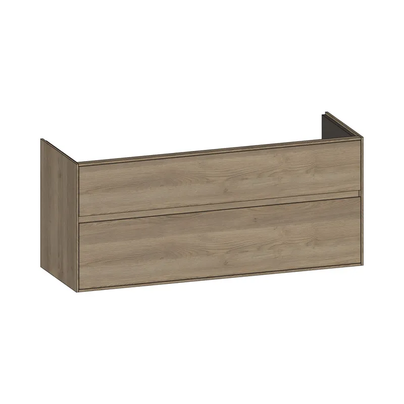 SCALIDO-Waschtisch-Unterschrank zu Waschtisch Wand 1300 1270x560x460mm 2 Auszüge Farbvar. N/N/N
