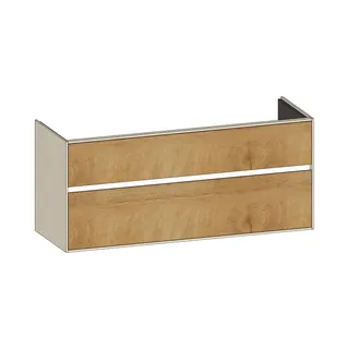 SCALIDO-Waschtisch-Unterschrank zu Waschtisch Wand 1300 1270x560x460mm 2 Auszüge Farbvar. Sond.