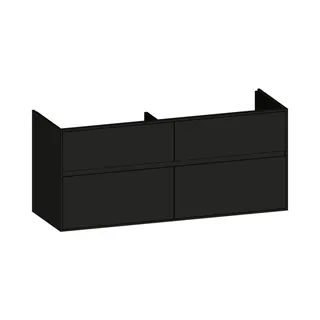 SCALIDO-Waschtisch-Unterschrank zu Waschtisch Wand 1300 1270x560x460mm 4 Auszüge Farbvar. A/A/A