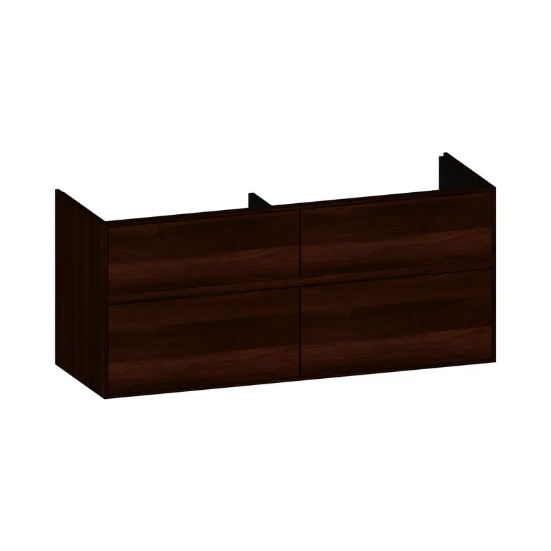 SCALIDO-Waschtisch-Unterschrank zu Waschtisch Wand 1300 1270x560x460mm 4 Auszüge Farbvar. E/E/E