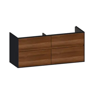 SCALIDO-Waschtisch-Unterschrank zu Waschtisch Wand 1300 1270x560x460mm 4 Auszüge Farbvar. E/V/E