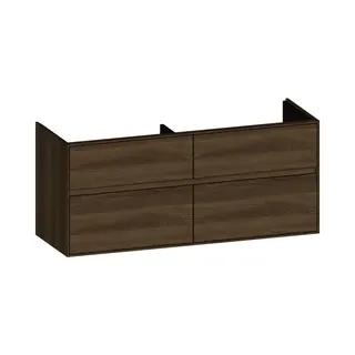SCALIDO-Waschtisch-Unterschrank zu Waschtisch Wand 1300 1270x560x460mm 4 Auszüge Farbvar. N/N/N