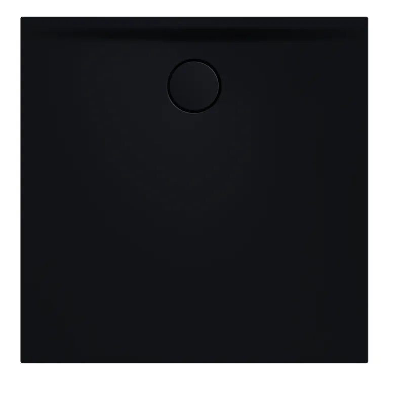 SCALIDO-Mineralguss-Duschfläche Ablauf D=90mm 1000x1000x30mm grau matt