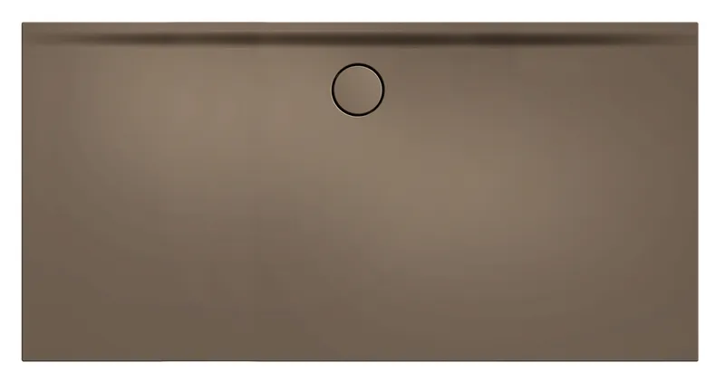 SCALIDO-Mineralguss-Duschfläche Ablauf D=90mm 1400x800x30mm beige matt