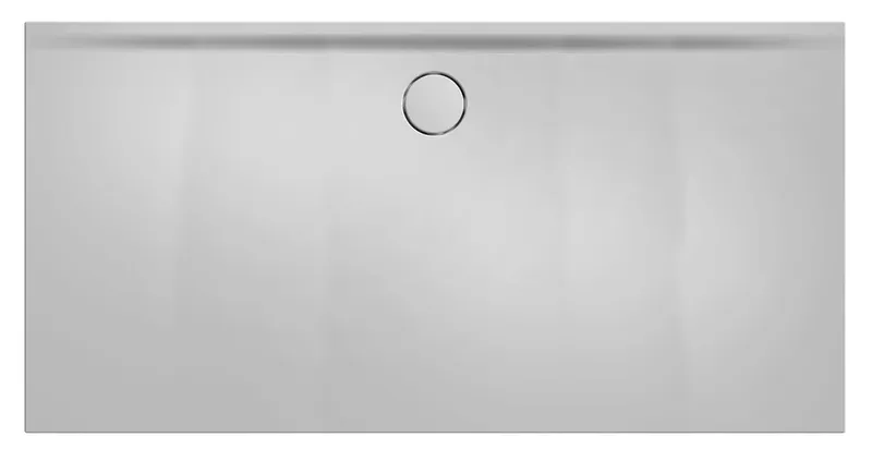SCALIDO-Mineralguss-Duschfläche Ablauf D=90mm 1600x900x30mm weiß