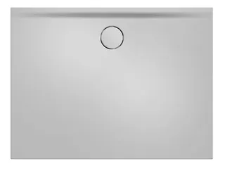SCALIDO-Mineralguss-Duschfläche Ablauf D=90mm 900x750x30mm weiß