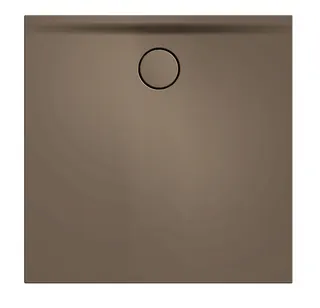 SCALIDO-Mineralguss-Duschfläche Ablauf D=90mm 800x800x30mm beige matt