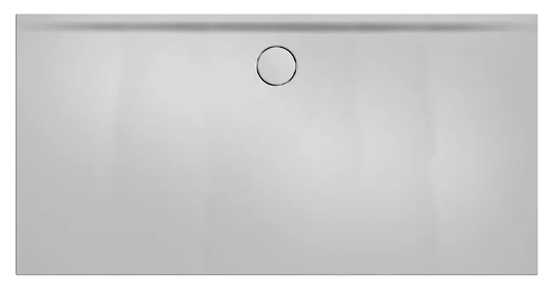SCALIDO-Mineralguss-Duschfläche Ablauf D=90mm 1300x800x30mm weiß