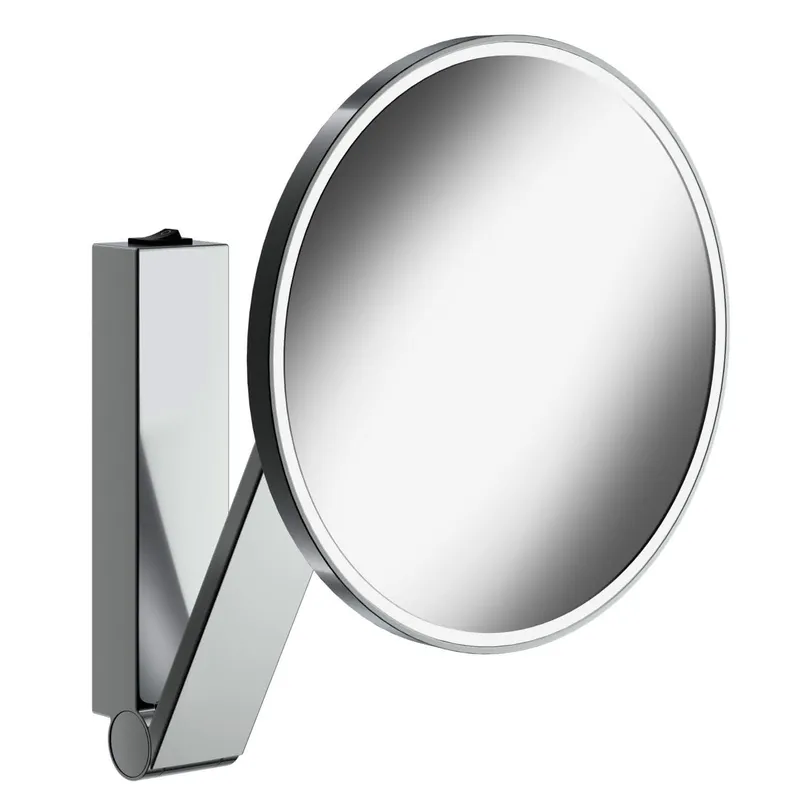 SCALIDO-Kosmetikspiegel Wandmodel be- leuchtet D=212mm mit Schalter verchromt