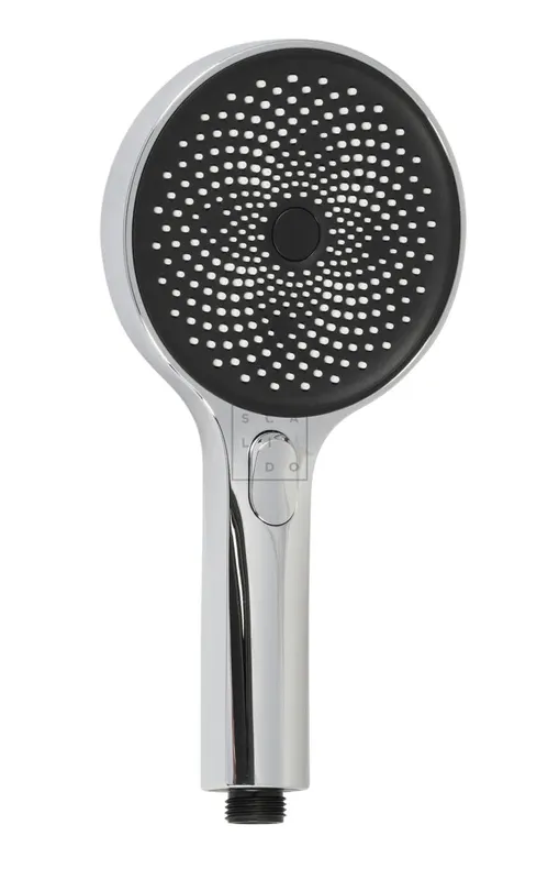 SCALIDO-Handbrause D3 rund 3-strahlig 130mm m easy-tap, Feinregenstrahl verchr