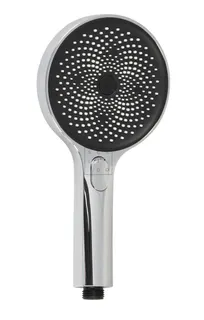 SCALIDO-Handbrause D3 rund 3-strahlig 130mm m easy-tap, Feinregenstrahl verchr