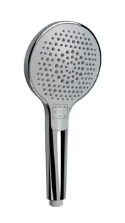 SCALIDO-Handbrause 3-strahlig rund 120mm mit easy-tap verchromt