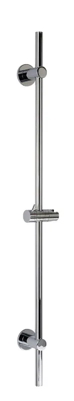 SCALIDO-Wandstange Vario rund 950mm lang mit Halter, Rosette rund Messing vc