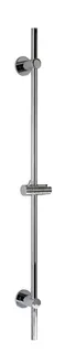 SCALIDO-Wandstange Vario rund 950mm lang mit Halter, Rosette rund Messing vc
