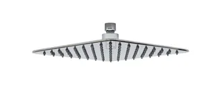 SCALIDO-Kopfbrause softedge 250x250mm DN 15 m Antikalknoppen Edelstahl poliert