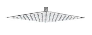 SCALIDO-Kopfbrause eckig 300x300mm DN 15 mit Antikalknoppen Edelstahl poliert