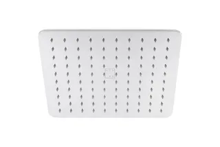 SCALIDO-Kopfbrause softedge 300x300mm DN 15 m Antikalknoppen Edelstahl poliert