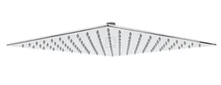 SCALIDO-Kopfbrause eckig 400x400mm DN 15 mit Antikalknoppen Edelstahl poliert
