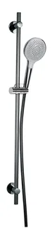 SCALIDO-Brauseset rund mit Handbrause rund 3S Wandstange 950mm u Schlauch verc