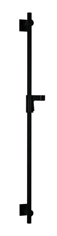 SCALIDO-Wandstange Vario rund 950mm lang Tastgleiter/Halter Rosette eckig schwarz