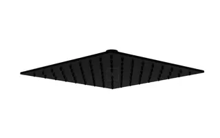 SCALIDO-Kopfbrause eckig 250x250mm DN 15 m. Antikalknoppen Edelstahl schwarz matt – Bild 3