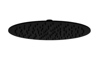 SCALIDO-Kopfbrause rund 300mm DN 15 m. Antikalknoppen Edelstahl schwarz matt