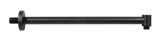 SCALIDO-Wand-Brausearm rund DN 15 (1/2") 400mm lang aus Messing schwarz matt