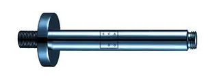SCALIDO-Decken-Brausearm rund DN 15 (1/2") 165mm lang Messing verchromt