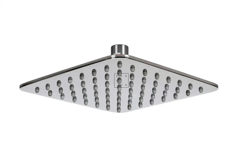 SCALIDO-Kopfbrause softedge DN 15 250x250mm Feinregennoppen Edelstahl pol.