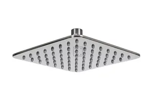 SCALIDO-Kopfbrause softedge DN 15 250x250mm Feinregennoppen Edelstahl pol.