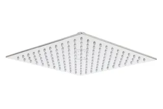 SCALIDO-Kopfbrause eckig 300x300mm DN 15 mit Feinregennoppen Edelstahl poliert