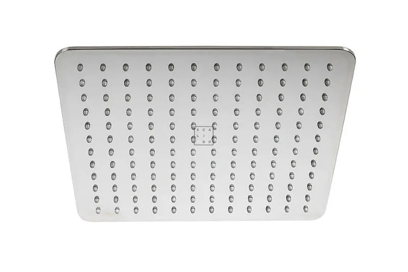 SCALIDO-Kopfbrause softedge DN 15 300x300mm Feinregennoppen Edelstahl pol.
