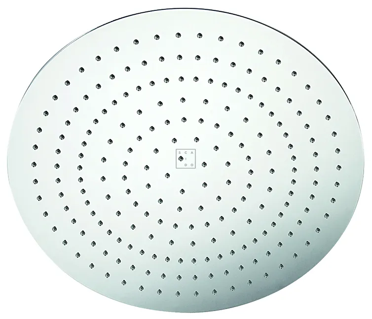 SCALIDO-Brausepaneele für Deckeneinbau rund 430mm DN 15 Edelstahl verchromt