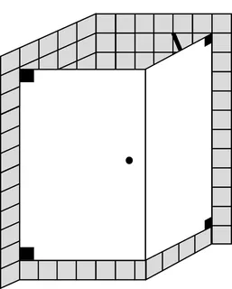 SCALIDO-Pendeltür wandseitig u Trennwand SCP13.10 bis 1000x1000x2100mm sw/ESG – Bild 2