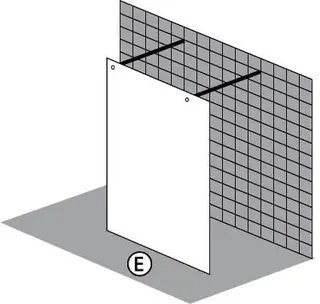 SCALIDO-Trennwand/Walkin freistehend SCP35.3 bis 1600x2100mm chrom/ESG
