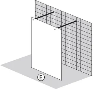 SCALIDO-Trennwand/Walkin freistehend SCP35.4 bis 1800x2100mm chrom/ESG – Bild 2