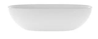 SCALIDO-Mineralguss-Aufsatzschale oval 635x346x169mm weiß