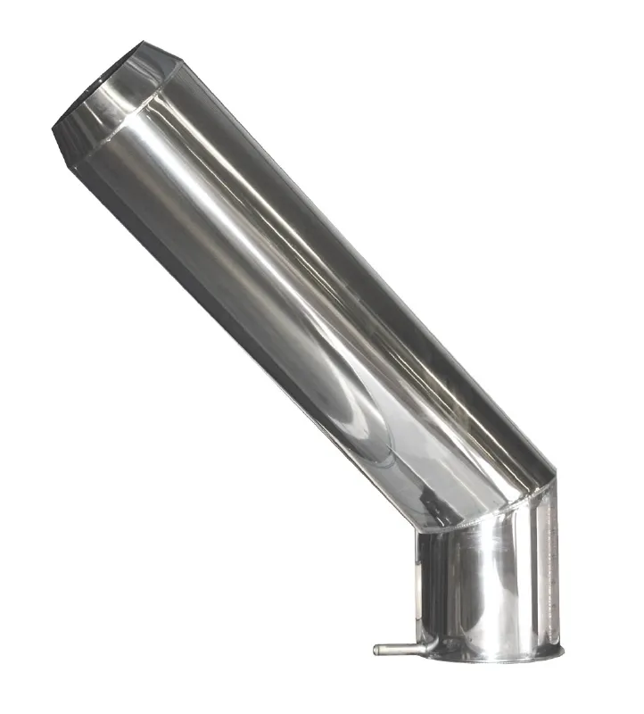 Remko Spezialabgasrohr, 1m lang 45 GR, Edelstahl, d:200mm 1072300