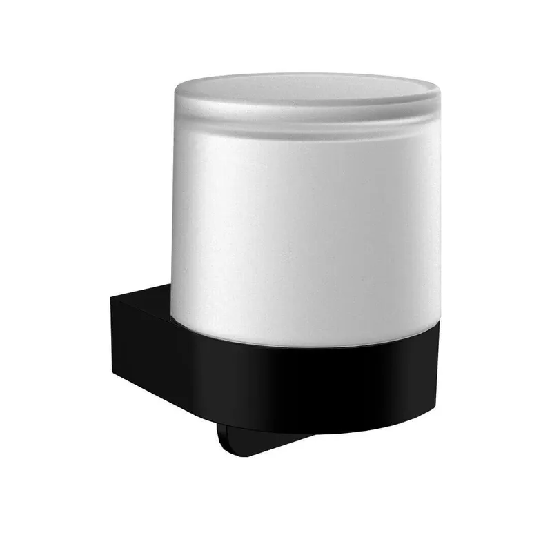 Emco Einhand-Seifenspender flow 13301 Glasteil satiniert schw