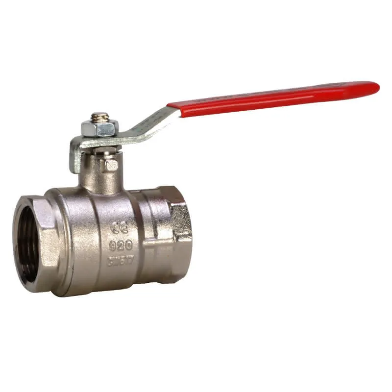 comfort-Heizungskugelhahn DN 15 (1/2") IG mit Hebelgriff Messing vernickelt