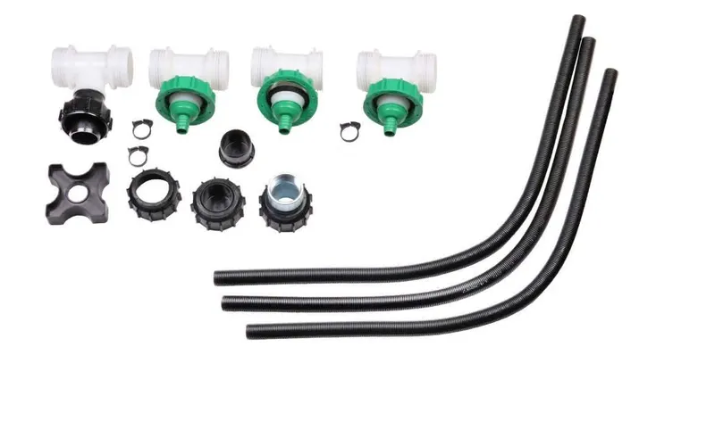 WERIT Füllleitung 3-er Batterie 10 mm Düse, inkl. Stahl-Ansch.