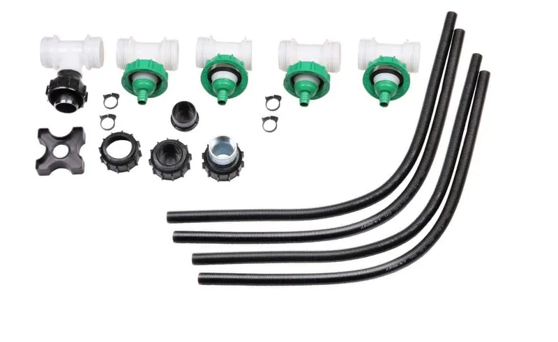 WERIT Füllleitung 4-er Batterie Loro-X 10 mm Düse, grün