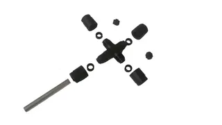 WERIT Entnahme-Verb.-Kreuzstück 10mm mit Rohr 87x10 mm