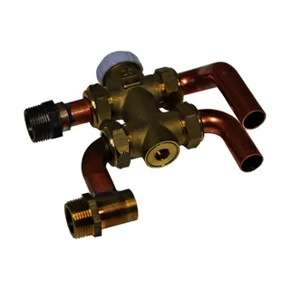Kampmann VentilKit Venkon 3-Wege 2-Lt. BG:63 Wasseranschluss links montiert