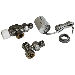 Kampmann Ventilkit f. Katherm Heizkörper, 2-Lt. voreinstellbar, mit Antrieb 24 V – Bild 2