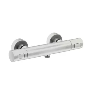 LIVING Thermostat-Brausebatterie Aufputz rund CoolBody Weiß matt
