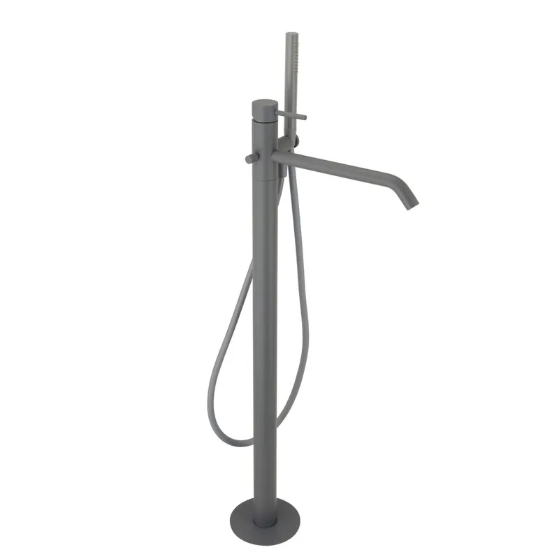DEEP GREY Wanneneinlaufsäule Grau matt