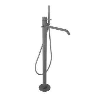DEEP GREY Wanneneinlaufsäule Grau matt