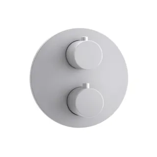 LIVING Thermostat-Farbset 1 Verbraucher rund rund Weiß matt