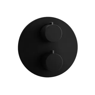 LIVING Thermostat-Farbset 2 Verbraucher rund rund Grau matt